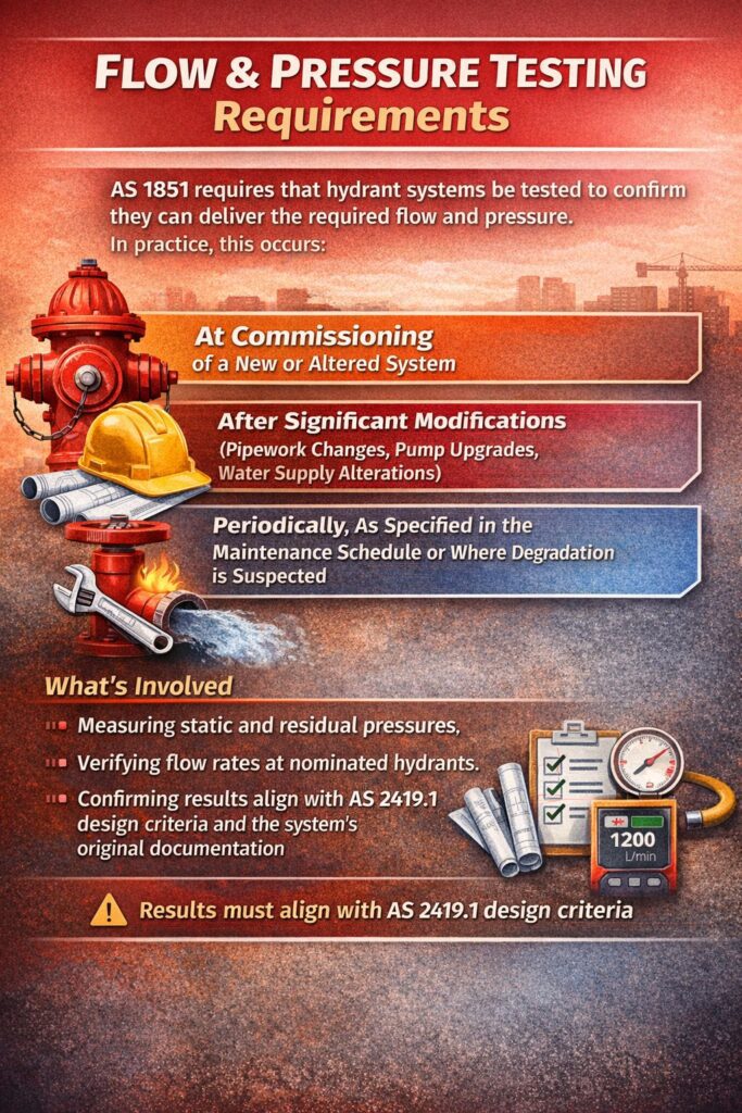 Fire Hydrant Flow & Pressure Testing Infographic